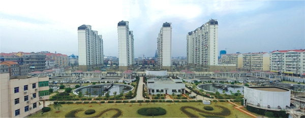 江西最大污水處理廠——南昌朝陽(yáng)污水處理廠二期工程（省、市優(yōu)良工程，獲滕王閣杯）